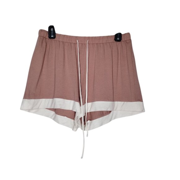 COSABELLA Long Sleeve Top Boxer Shorts Pajama Set Pink Loungewear Sleepwear L - Picture 5 of 16